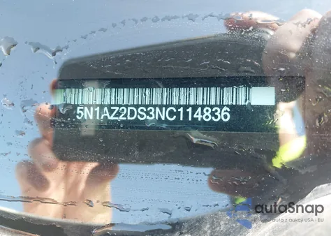 2022 Nissan Murano Platinum Intelligent Awd z USA, uszkodzony, nr VIN 5N1AZ2DS3NC114836